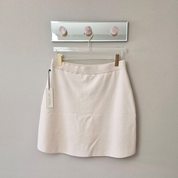 NWT Rachel Zoe beige cream short skirt, L - Picture 4 of 7